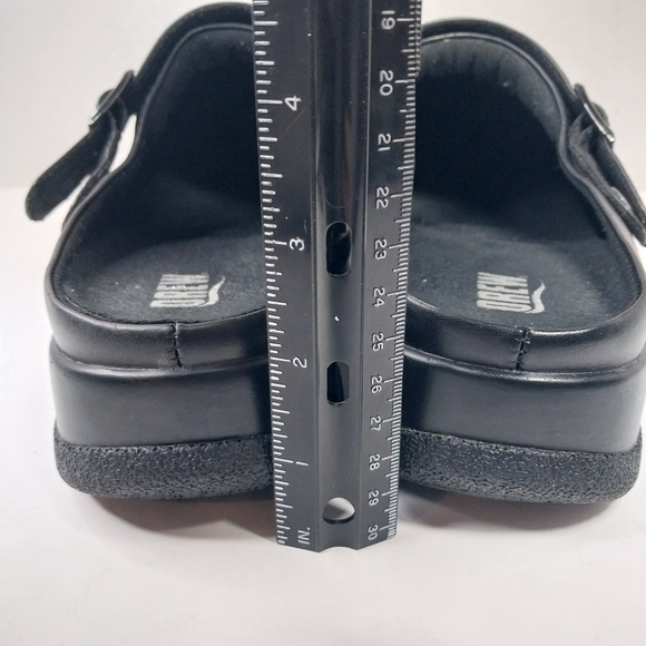 Drew Savannah Womens Size 8 WW Slingback Burgundy Wavy Stretch Clog Shoes - Picture 5 of 12